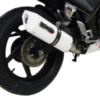Escape compatible con Honda Cbr 300 R 2014-2016, Albus Ceramic, Escape legal, homologado, silenciador con db killer desmontable y tubo de conexión específico 