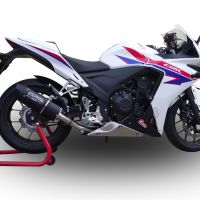 Escape compatible con Honda Cbr 500 R 2023-2024, Furore Nero, Escape legal, homologado, silenciador con db killer desmontable y tubo de conexión específico 