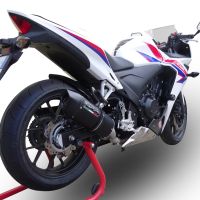 Escape compatible con Honda Cbr 500 R 2023-2024, Furore Nero, Escape legal, homologado, silenciador con db killer desmontable y tubo de conexión específico 