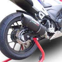 Escape compatible con Honda Cbr 500 R 2023-2024, Furore Nero, Escape legal, homologado, silenciador con db killer desmontable y tubo de conexión específico 