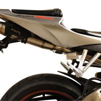 Escape compatible con Honda Cbr 600 Rr 2005-2006, Deeptone Inox, Escape legal, homologado, silenciador con db killer desmontable y tubo de conexión específico 