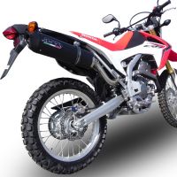 Escape compatible con Honda Crf 250 L 2013-2016, Furore Nero, Escape completo, no legal para países de la UE, con db killer extraíble 