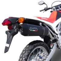 Escape compatible con Honda Crf 250 L 2013-2016, Furore Nero, Escape completo, no legal para países de la UE, con db killer extraíble 