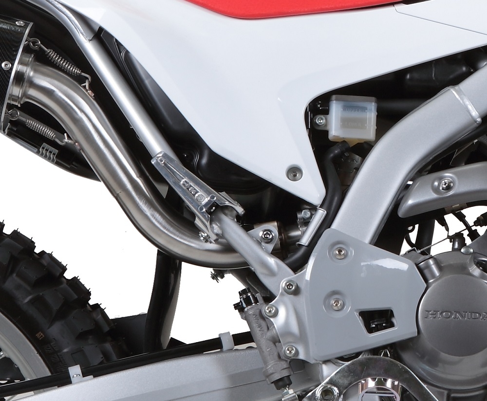 Escape compatible con Honda Crf 300 L - Rally 2021-2024, Dual Inox, Escape homologado, legal, con db killer extraíble, tubo de conexión y catalizador 
