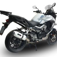 Escape compatible con Honda Crossrunner 800 Vfr 800 X 2017-2020, Albus Evo4, Escape legal, homologado, silenciador con db killer desmontable y tubo de conexión específico 