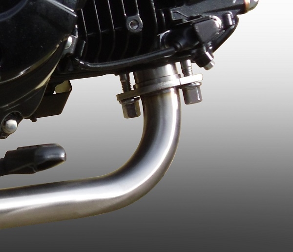 Escape compatible con Honda Msx - Grom 125 2018-2020, Decatalizzatore, Tubo supresor de catalizador 