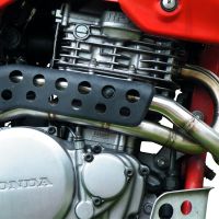 Escape compatible con Honda Dominator Nx 650 1988-2001, Decatalizzatore, Tubo supresor de catalizador 