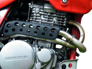 Escape compatible con Honda Dominator Nx 650 1988-2001, Decatalizzatore, Tubo supresor de catalizador 