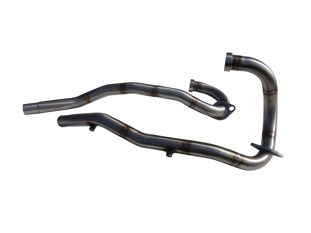 Escape compatible con Honda Dominator Nx 650 1988-2001, Decatalizzatore, Tubo supresor de catalizador 