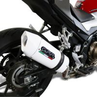 Escape compatible con Honda NX500 2024-2025, Albus Evo4, Escape legal, homologado, silenciador con db killer desmontable y tubo de conexión específico 