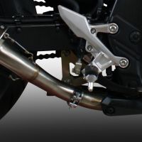 Escape compatible con Honda Cb 500 F 2016-2018, Furore Evo4 Nero, Escape legal, homologado, silenciador con db killer desmontable y tubo de conexión específico 