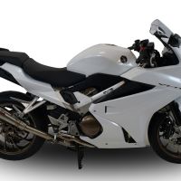 Escape compatible con Honda Vfr 800 F 2014-2016, Powercone Evo, Escape legal, homologado, silenciador con db killer desmontable y tubo de conexión específico 