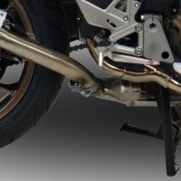 Escape compatible con Honda Vfr 800 F 2014-2016, Powercone Evo, Escape legal, homologado, silenciador con db killer desmontable y tubo de conexión específico 