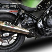 Escape compatible con Honda Cmx 300 Rebel 2021-2023, Powercone Evo, Escape legal, homologado, silenciador con db killer desmontable y tubo de conexión específico 