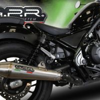 Escape compatible con Honda Cmx 300 Rebel 2017-2020, Ultracone, Escape legal, homologado, silenciador con db killer desmontable y tubo de conexión específico 