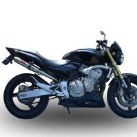 Escape compatible con Honda Hornet Cb 600 F 2003-2006, Deeptone Inox, Escape legal, homologado, silenciador con db killer desmontable y tubo de conexión específico 