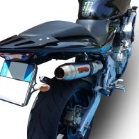 Escape compatible con Honda Hornet Cb 600 F 2003-2006, Deeptone Inox, Escape legal, homologado, silenciador con db killer desmontable y tubo de conexión específico 