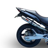 Escape compatible con Honda Hornet Cb 600 F 2003-2006, Deeptone Inox, Escape legal, homologado, silenciador con db killer desmontable y tubo de conexión específico 