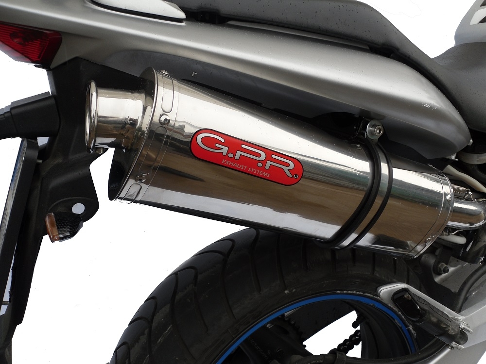 Escape compatible con Honda Hornet Cb 600 F 1998-2002, Trioval, Escape legal, homologado, silenciador con db killer desmontable y tubo de conexión específico 