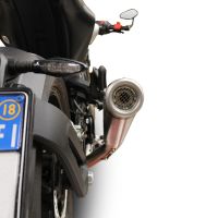Escape compatible con Husqvarna Svartpilen 701 2018-2020, Powercone Evo, Escape legal, homologado, silenciador con db killer desmontable y tubo de conexión específico 