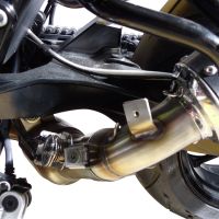 Escape compatible con Husqvarna Nuda 900 - Nuda 900 R 2012-2013, Albus Ceramic, Escape legal, homologado, silenciador con db killer desmontable y tubo de conexión específico 