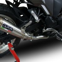 GPR escape compatible con  Kawasaki Versys-X 300 2022-2023, Powercone Evo, Escape legal, homologado, silenciador con catalizador, db killer desmontable y tubo de conexión específico 