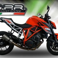 Escape compatible con Ktm Super Duke 1290 GT 2022-2024, M3 Inox , Escape legal, homologado, silenciador con db killer desmontable y tubo de conexión específico 