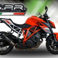 Escape compatible con Ktm Super Duke 1290 R 2017-2019, GP Evo4 Poppy, Escape legal, homologado, silenciador con db killer desmontable y tubo de conexión específico 