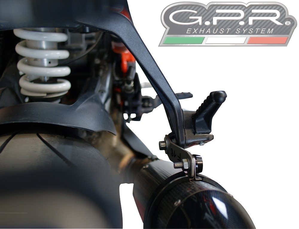 Escape compatible con Ktm Super Duke 1290 GT 2022-2024, Albus Evo4, Escape legal, homologado, silenciador con db killer desmontable y tubo de conexión específico 