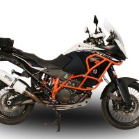 Escape compatible con Ktm Lc 8 Adventure 1050 2015-2016, Albus Ceramic, Escape legal, homologado, silenciador con db killer desmontable y tubo de conexión específico 