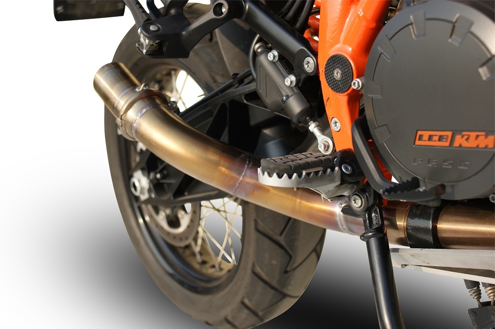 Escape compatible con Ktm LC 8 Super Adventure 1290 - S - R - T 2017-2020, Decatalizzatore, Tubo supresor de catalizador 