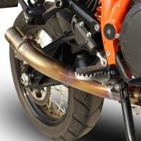 Escape compatible con Ktm LC 8 Super Adventure 1290 - S - R - T 2017-2020, Decatalizzatore, Tubo supresor de catalizador 