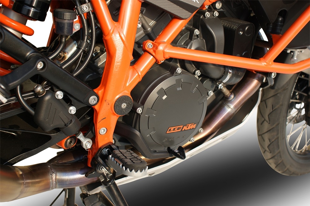 Escape compatible con Ktm LC 8 Super Adventure 1290 - S - R - T 2017-2020, Decatalizzatore, Tubo supresor de catalizador 