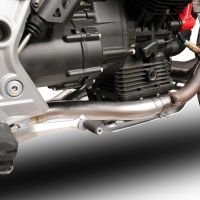 Escape compatible con Moto Guzzi V85 TT 2019-2020, Decatalizzatore, Tubo supresor de catalizador 