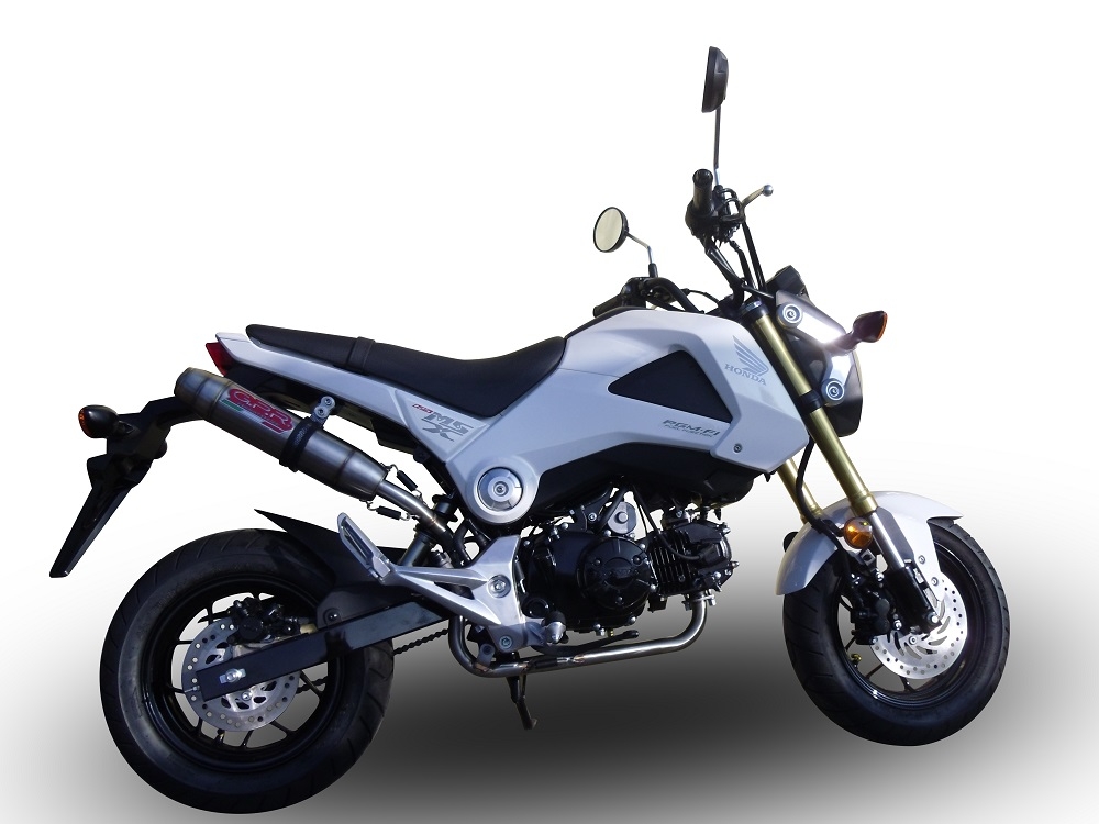 Escape compatible con Honda Msx - Grom 125 2018-2020, Deeptone Inox, Escape racing, linea completa, suministrado con colector especifico, articulo sin homologacion 