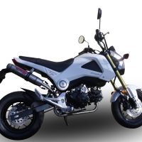 Escape compatible con Honda Msx - Grom 125 2018-2020, Deeptone Inox, Escape racing, linea completa, suministrado con colector especifico, articulo sin homologacion 