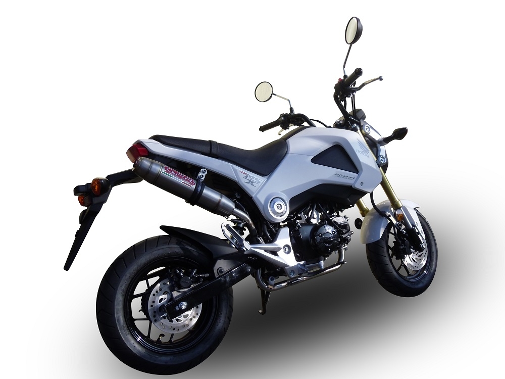 Escape compatible con Honda Msx - Grom 125 2018-2020, Deeptone Inox, Escape racing, linea completa, suministrado con colector especifico, articulo sin homologacion 
