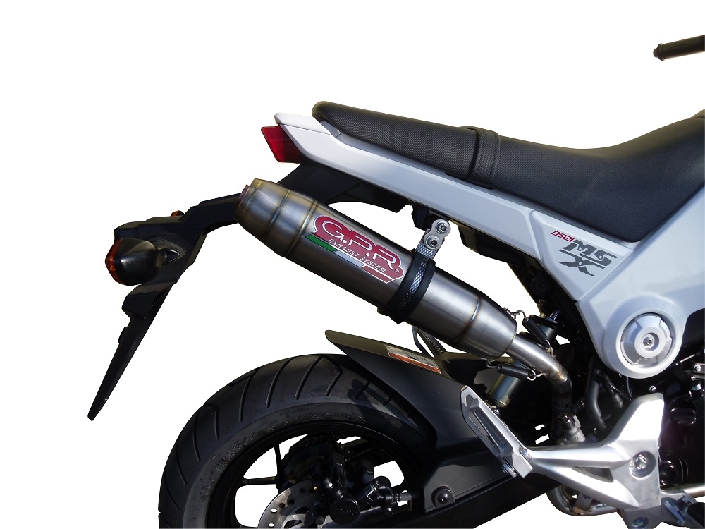 Escape compatible con Honda Msx - Grom 125 2018-2020, Deeptone Inox, Escape racing, linea completa, suministrado con colector especifico, articulo sin homologacion 