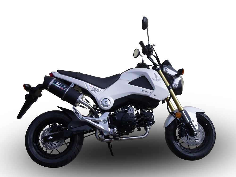 Escape compatible con Honda Msx - Grom 125 2013-2017, Furore Nero, Escape racing, linea completa, suministrado con colector especifico, articulo sin homologacion 