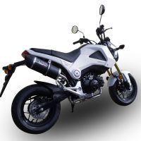 Escape compatible con Honda Msx - Grom 125 2013-2017, Furore Nero, Escape racing, linea completa, suministrado con colector especifico, articulo sin homologacion 