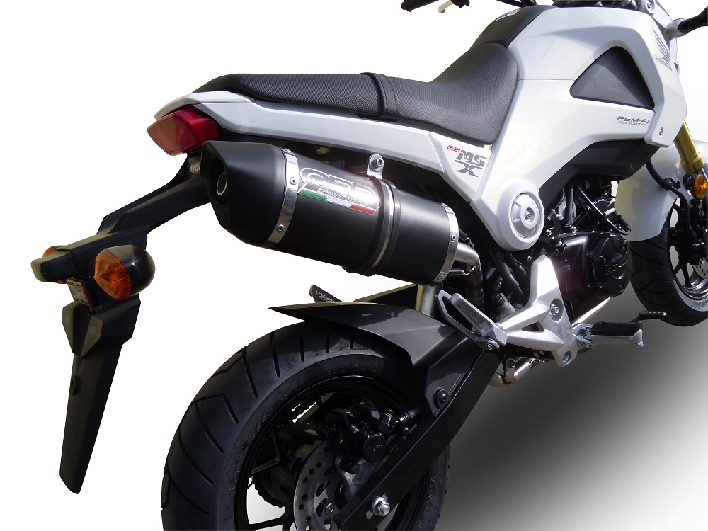 Escape compatible con Honda Msx - Grom 125 2013-2017, Furore Nero, Escape racing, linea completa, suministrado con colector especifico, articulo sin homologacion 