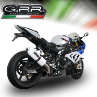 Escape compatible con Bmw S 1000 RR -M 2015-2016, Albus Ceramic, Escape legal, homologado, silenciador con db killer desmontable y tubo de conexión específico 