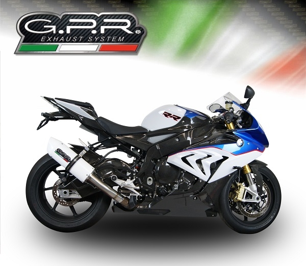 Escape compatible con Bmw S 1000 RR -M 2015-2016, Albus Ceramic, Escape legal, homologado, silenciador con db killer desmontable y tubo de conexión específico 