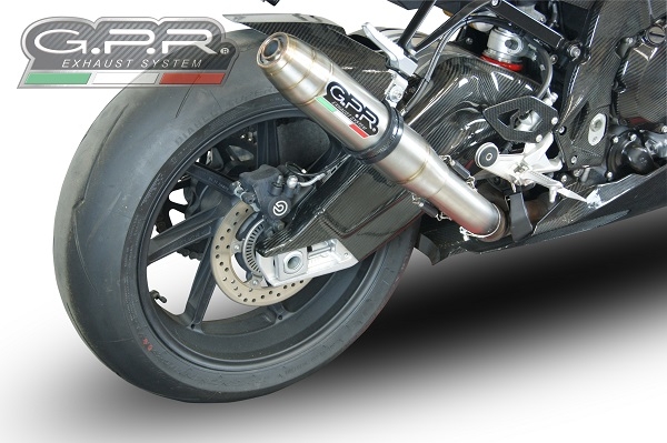 Escape compatible con Bmw S 1000 RR -M 2015-2016, Deeptone Inox, Escape legal, homologado, silenciador con db killer desmontable y tubo de conexión específico 