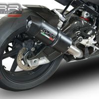 Escape compatible con Bmw S 1000 RR -M 2015-2016, Furore Nero, Escape legal, homologado, silenciador con db killer desmontable y tubo de conexión específico 