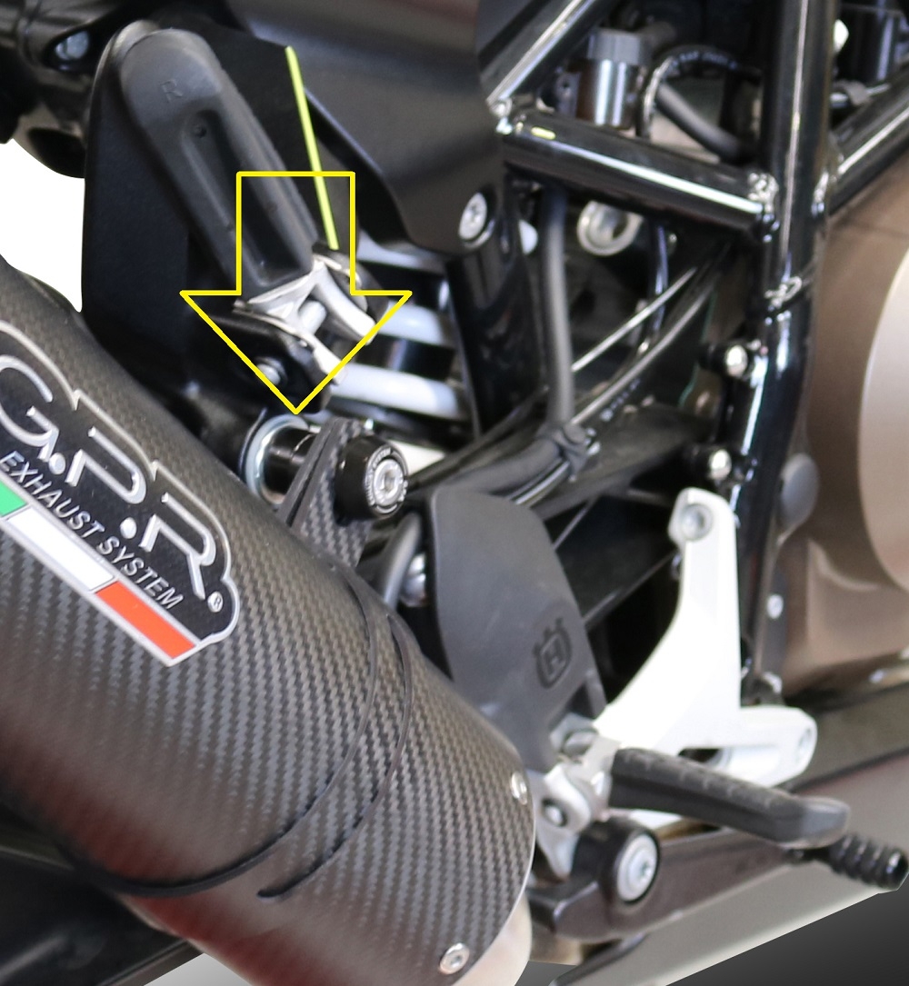 Escape compatible con Husqvarna Vitpilen 701 2018-2020, Decatalizzatore, Tubo supresor de catalizador 