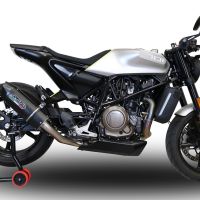 Escape compatible con Husqvarna Vitpilen 701 2018-2020, Furore Evo4 Nero, Escape legal, homologado, silenciador con db killer desmontable y tubo de conexión específico 