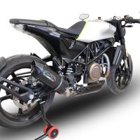 Escape compatible con Husqvarna Vitpilen 701 2018-2020, Furore Evo4 Nero, Escape legal, homologado, silenciador con db killer desmontable y tubo de conexión específico 