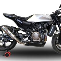 Escape compatible con Husqvarna Vitpilen 701 2018-2020, M3 Inox , Escape legal, homologado, silenciador con db killer desmontable y tubo de conexión específico 
