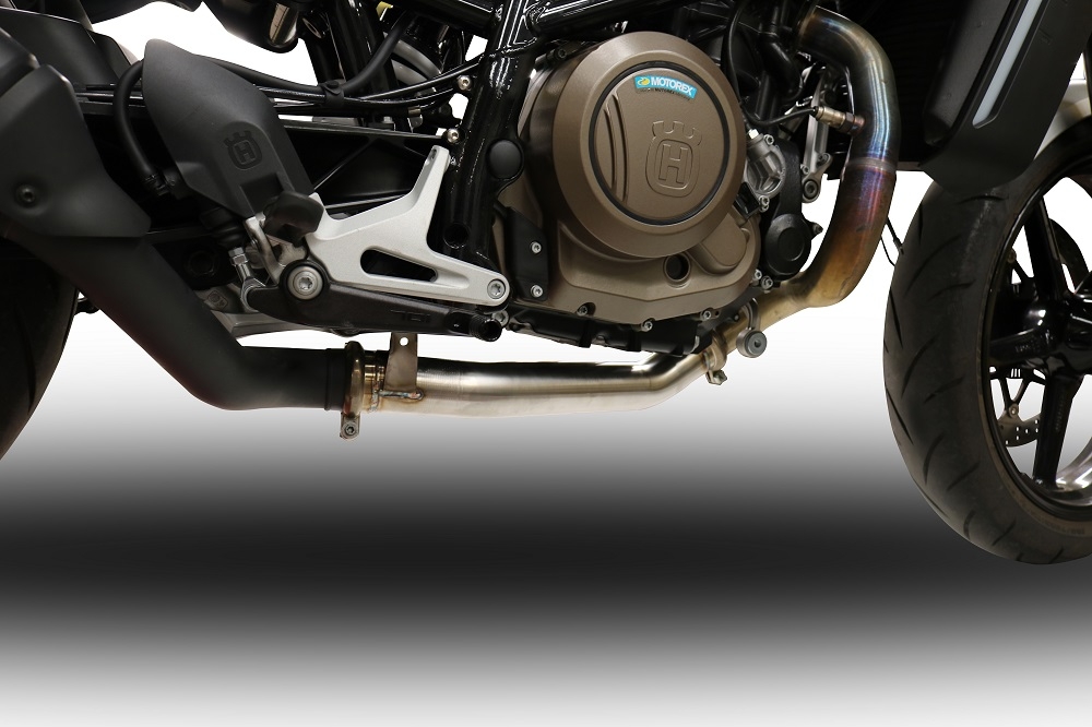 Escape compatible con Husqvarna Vitpilen 701 2018-2020, Decatalizzatore, Tubo supresor de catalizador 